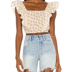 eberjey Palapas Claudine Top